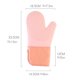 thumbnail image 2 of Un par de guantes para horno, guantes de silicona y algodón, guantes con aislamiento de panal., 2 of 5