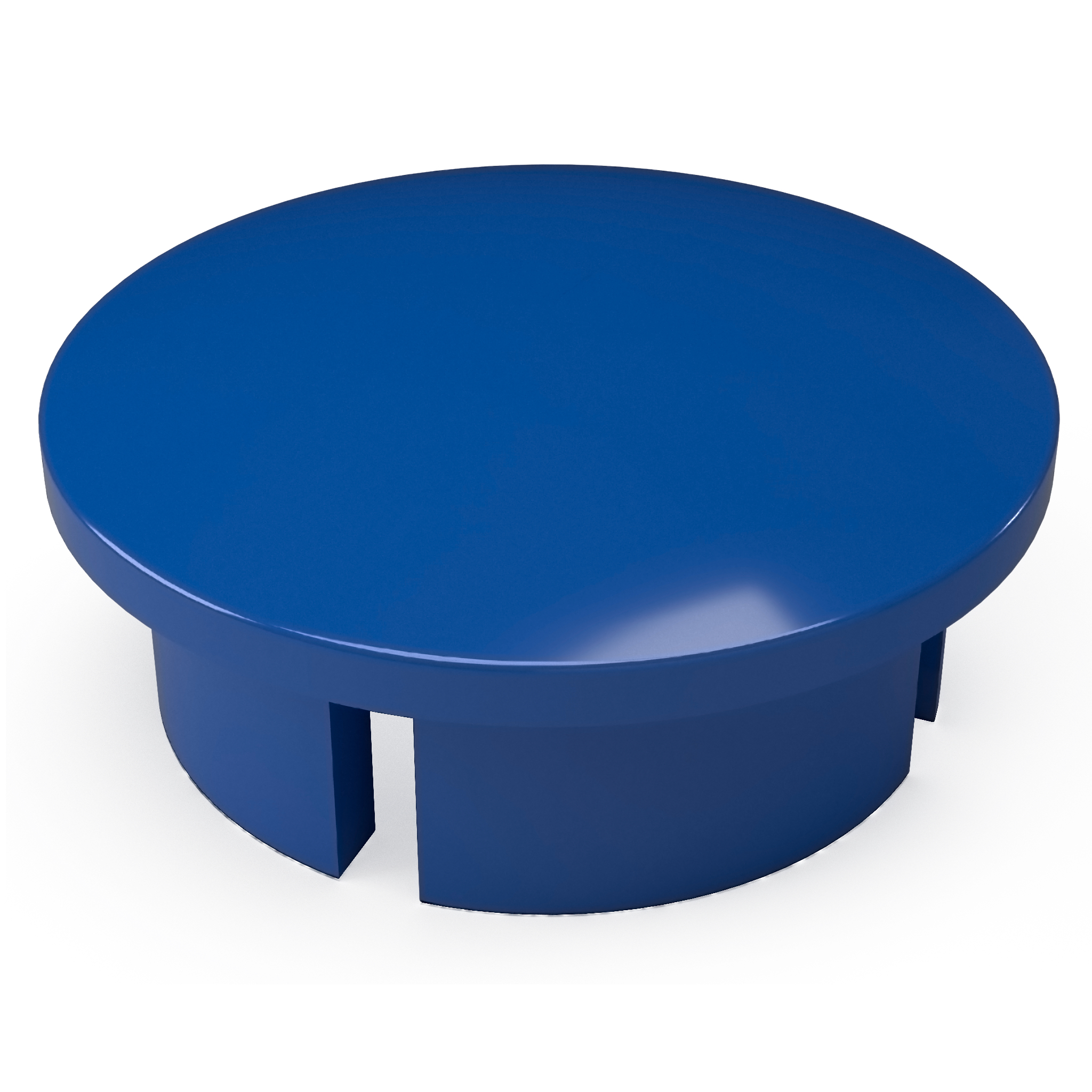 FORMUFIT F034IDCBL10 PVC Internal Domed End Cap, Furniture Grade, 3/4