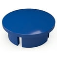 thumbnail image 2 of FORMUFIT F034IDC-BL-10 PVC Internal Domed End Cap, Furniture Grade, 3/4 in. Size, Blue , 10-Pack, 2 of 4
