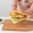 thumbnail image 3 of 50Pcs Food Grade Baking Wrappers Oil Paper Packaging for Sandwich Bread Food, 3 of 8