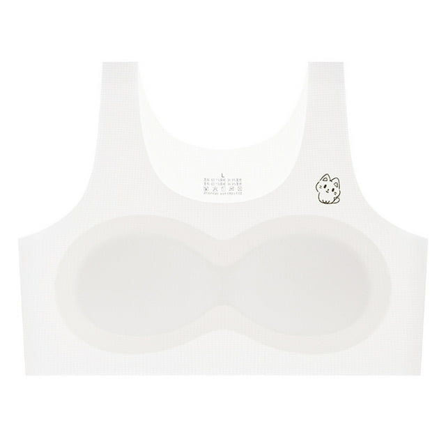 REDARER Teen Girls Ice Silk Training Bras, Ultra-Breathable Sports Bra, Seamless Wirefree & Ultra-Soft for Active Teens