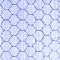 thumbnail image 1 of Ahgly Company Indoor Square Trellis Blue Contemporary Area Rugs, 7' Square, 1 of 4