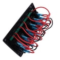 thumbnail image 3 of Panel de Interruptores Basculantes ANGGREK 12V-24V LED IP65 6 Bandas a Prueba de Agua, 3 of 8