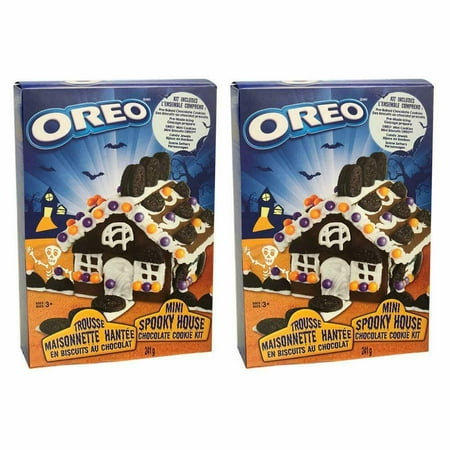 Oreo Mini Spooky House Halloween Chocolate Cookie Kit - 2 PACK - Free Shipping