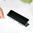 thumbnail image 2 of BAOHD Manual 6-Hole Paper Hole Punch, Black, 2 of 8