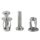 thumbnail image 2 of 60 Piezas Tuercas Jack M5X25 Tuercas de PéTalo de Tornillo de Metal de Coche con Tornillo para Piel de Hierro de Pared Hueca, 2 of 7