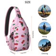 thumbnail image 3 of Sac à Bandoulière Piment Chili pour Voyage et Activités de Plein Air, Motif Mignon et Épicé de Légumes Rouges, Sac Bandoulière avec Design Multifonctionnel, Durable et Tendance, Sac d'Épaule et de Dos, 3 of 6