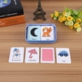 thumbnail image 3 of Lindo bebé niño niños aprendizaje temprano caja de hierro juego de partido rompecabezas tarjetas juguete (#2-caja azul), 3 of 3
