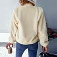 thumbnail image 5 of Puntoco Ladies Warm High Quality Manga larga sin capucha Otoño Invierno Felpa Casual Top Jacket Liquidación Puntoco Puntoco-4801, 5 of 5