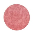 thumbnail image 1 of Round PU Leather Placemats Place Mats Waterproof Kitchen Table Coffee Coasters, 1 of 7