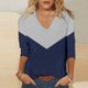 thumbnail image 1 of mfyjkho Tops De Moda Para Mujer, Camiseta Holgada Informal Con Cuello Redondo Y Mangas Tres Cuartos Y Tres Cuartos Para Mujer Con Estampado Navideño Tops De Gimnasio Para Mujer Xxl, 1 of 5