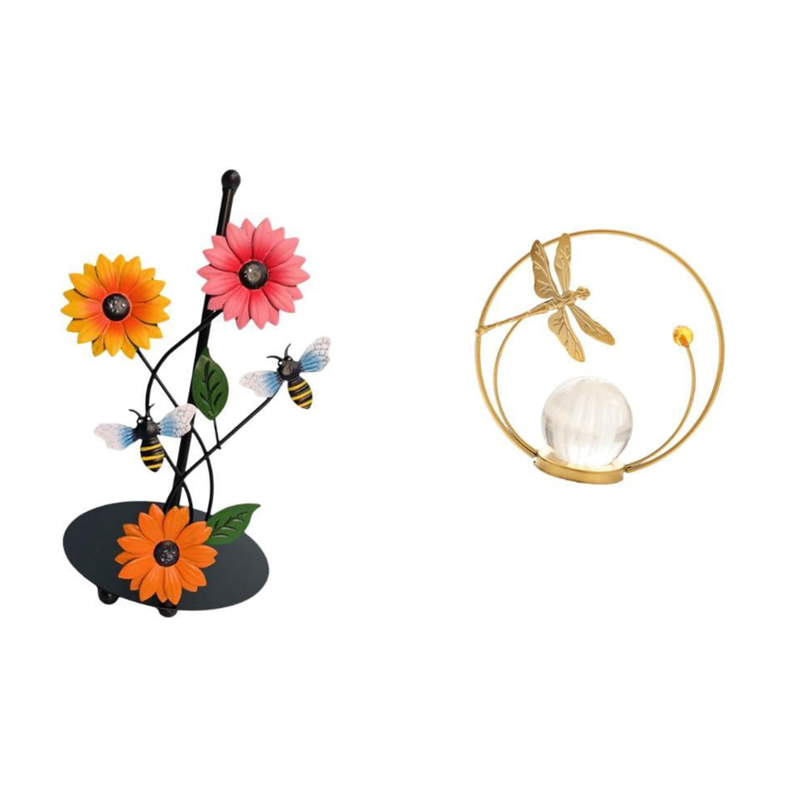 Fiocias Radiant Crystal Ball Paper Towel Holder Dispenser Non Slip Vertical Tissue Rack Metal Figurine Desk Ornament Statue Stand for Home Hallway F