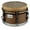 Brown Earth, variant on Remo Mondo Snare Drum 12 x 9 in. Black Earth