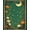 Green, Pattern 4, variant on ODIKA 6'x9' Machine Washable Non-Slip Area Rug, Enchanted Moth Vintage Non Slip Aesthetic High Traffic Rug, Green, 83736