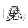 thumbnail image 7 of Cage Hoop Skirt Petticoat Dress Crinoline Metal Structure Costume Accessory for Women Cosplay Events, 7 of 7