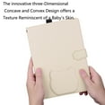 thumbnail image 6 of Dteck Case for Samsung Galaxy Tab S10+ / S9 FE+/ S9+/ S8+ 12.4 Inch , PU Leather Folio Stand Protective Cover with Card Slots, Multi-Angle Viewing, Auto Sleep/Wake,Beige, 6 of 7