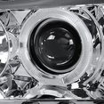 thumbnail image 4 of Spec-D Tuning 2LHP-XTE05-TM Chrome Projector Headlight (Halo Led), 4 of 9