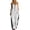White, variant on Wide Leg Jumpsuits For Women Zippered Round Neck Sleeveless Casual Jumpsuit Loose Trendy Wide Leg Baggy Overalls Summer Outfits with Pockets