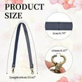 thumbnail image 2 of Uxcell Leather Purse Strap Replacement, 23.6" Purse Straps Replacement Crossbody Universal Shoulder Stripe for Purses Handbags, Navy Blue, 2 of 6