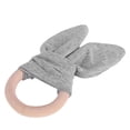 thumbnail image 3 of Anillo de dentición para bebé, anillo de dentición de conejo de madera natural para bebé, mordedor para bebé, rendimiento inigualable, 3 of 10