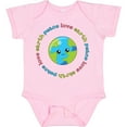thumbnail image 3 of Inktastic Peace Love Earth Boys or Girls Baby Bodysuit, 3 of 5