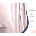 thumbnail image 3 of SGI Bedding 600 TC Egyptian Cotton Bed Sheet Set - Alberta King Size Sheets 600 Count Sheets Soft, Durable Sheets Cotton Sheets in 600 TC 15" Deep, Pink Solid, 3 of 8