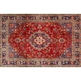 thumbnail image 1 of Ahgly Company Machine Washable Indoor Rectangle Traditional Orange Salmon Pink Area Rugs, 2' x 5', 1 of 7