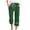 Green##1, variant on Capri Pants for Women Summer High Waist Capri Shorts Petite Straight Leg Cotton Skimmer Capris Beach Print Athletic Capris Womens Summer Pants
