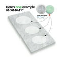thumbnail image 6 of (2 pack) RV Air AC-300G Air Conditioner Filter Replacement, Size 13" x 6.5", Polyester, Green, Merv 6 Rating, 6 of 8