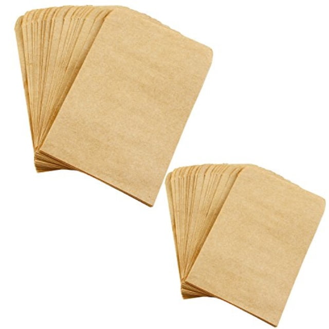 100 PCS Seed Envelopes Kraft Seed Paper Bags Mini Coin Packets Envelopes