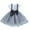 Grey, variant on Mercatoo Baby Girl Summer Clothes Baby Girl Clothes Outfits Cotton Solid Color Tops Casual 2PC Set