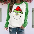thumbnail image 4 of Sudadera Navideña Sudadera Cuello Redondo Mujer Ropa Deportiva Ygjytge verde retro T XL para Mujer, 4 of 7