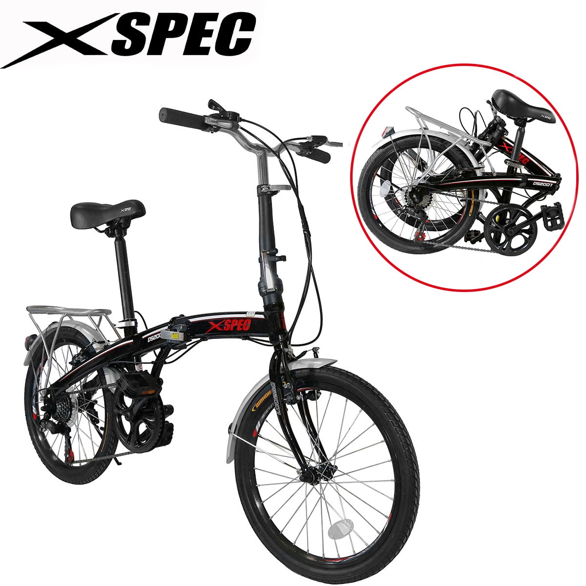 Details about   Men/Womens 20" 7 Speed City Folding Mini Compact Bike Bicycle Commuter Bike 