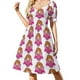 thumbnail image 1 of Vestido de manga corta con insignia Skye vestidos sueltos elegantes para mujer vestidos de graduación para mujer vestidos formales para ocasis vestido largo para mujer, 1 of 6