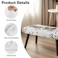 thumbnail image 7 of FUIALDOLG Stars Print Stretch Bench Covers Slipcover, Anti-Dust Bench Seat Protector New Year Decor, Washable Rectangle Seat Covers for Dining Room, Living Room, Kitchen, 7 of 7