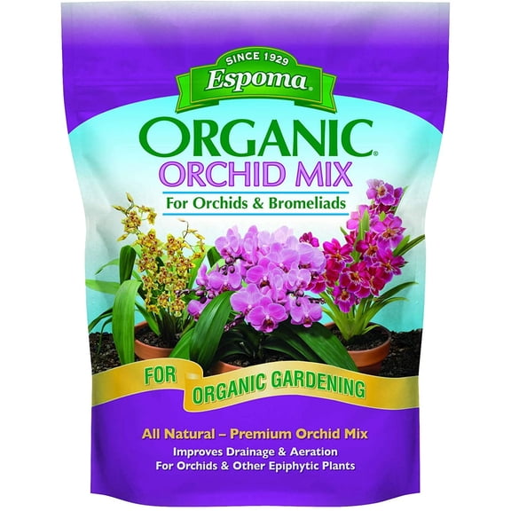 Espoma OR4 Organic Orchid Mix Potting Soil, 4-Quart