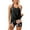 A, variant on 3 Piece Tankini Swimsuits for Women Tummy Control Bathing Suits Swim Tank Top with Bra Swimwear Adjustable Straps