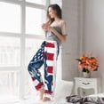 thumbnail image 5 of Honeii fisherman fishing with USA flag for elegant Women's Lounge Pants and Pajama Pants, crafted for ultimate comfort in your sleepwear essentials-Medium, 5 of 6