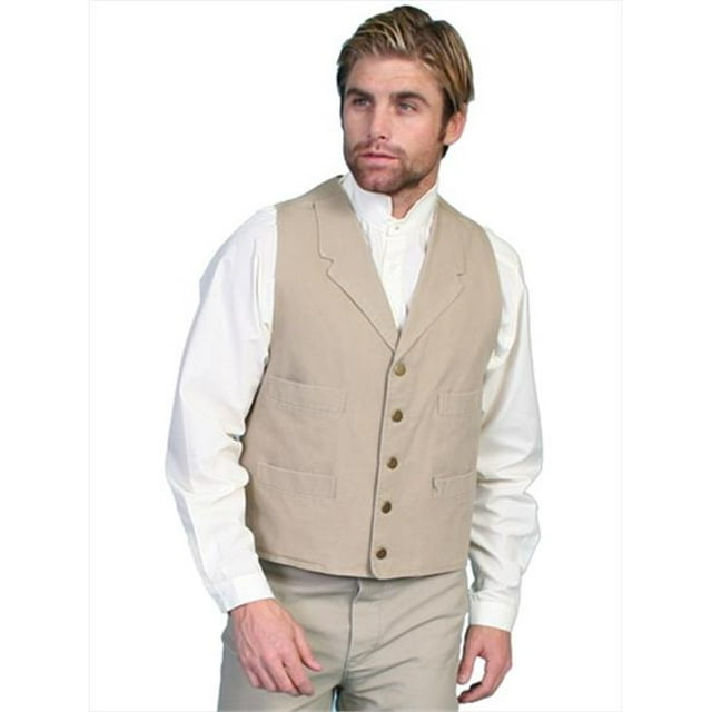 Scully RW041-SAN-S Gilet Rangewear Frontier pour Hommes - Sable - Petit