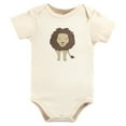 thumbnail image 3 of Hudson Baby Cotton Short Sleeve Bodysuits, 3-Pack, Sizes Newborn-24 Months, 3 of 5