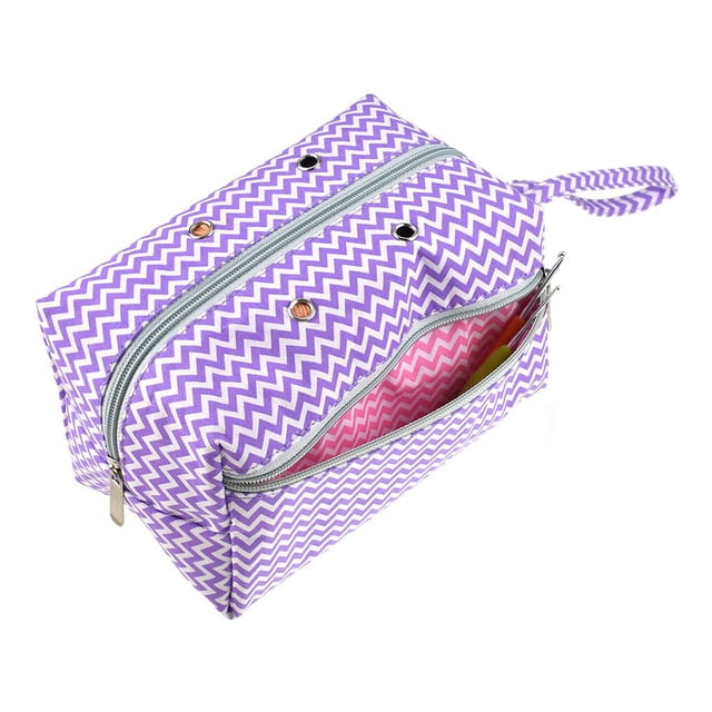 Bearachild Ganchos de hilo de ganchillo con impresión portátil, bolsa de almacenamiento de hilo, soporte para Kit de costura, organizador de ganchillo Almacenamiento y organización del hogar No.01 Bearachild JJ20702-01