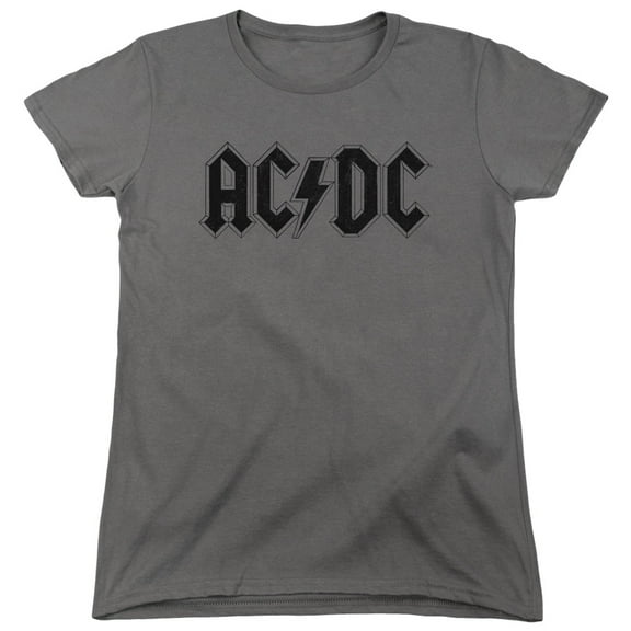 Acdc - Worn Logo - Women's Short Sleeve Shirt - Small