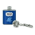 thumbnail image 2 of What's My Porpoise Purpose Funny Humor Stainless Steel 1oz Mini Flask Key Chain, 2 of 4