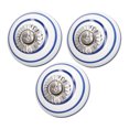 thumbnail image 1 of Ceramic Single Knob, Excellent Decoration Elegant 3Pcs Easy To Use Ceramic Handles  For Cabinets For Bookcases, 1 of 8