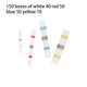 thumbnail image 3 of Kearding 300 Pcs Red Solder Seal Wire Electrical Marine Connection Connector Automotive Terminal Sleeve with Butt Soldering Crimp Electrónica miscelánea 150PCS Tipo 22, 3 of 6
