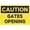 Warning Sign 2, variant on Caution H2S Poisonous Gas May Be Present Spanish Sign, 8"x12" Tin Wall Decor, Great for Garden and Yard Safety Alert
