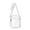 White, variant on SeekLGTStadium Approved Clear Crossbody Bag Transparent PVC Purse with Adjustable Strap and Front Pocket for Concerts Festivals and Travel