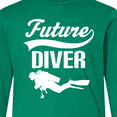 thumbnail image 4 of Inktastic Future Diver Scuba Diving Long Sleeve Youth T-Shirt, 4 of 5
