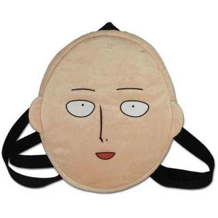 Plush Backpack - One Punch Man - New Saitama Face Toy Licensed