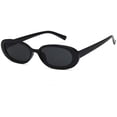 thumbnail image 1 of Mini Vintage Retro Extra Estrecho Oval Redondo Flaco Ojo de gato Gafas de sol Clout Goggles Xemadio LRWJ469-1, 1 of 5